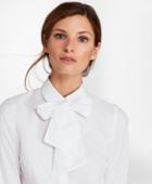Brooks Brothers Women's Petite Non-iron Tailored-fit Dobby Cotton Bow-neck Shirt