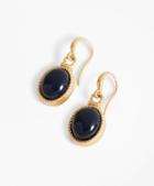 Brooks Brothers Gold-plated Cabochon Drop Earrings