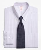 Brooks Brothers Men's Regular Fit Classic-fit Dress Shirt, Non-iron Bengal Stripe