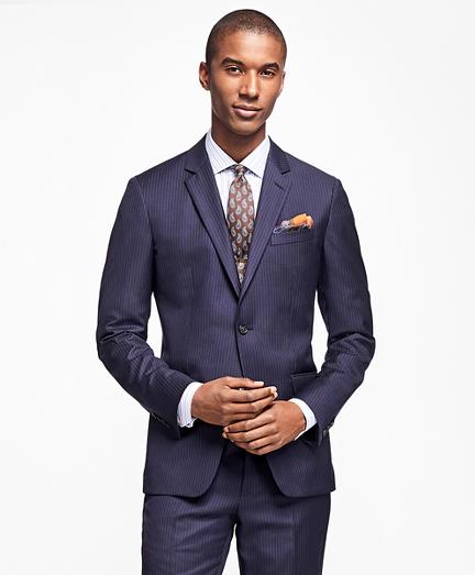 Brooks Brothers Milano Fit Alternating Stripe 1818 Suit