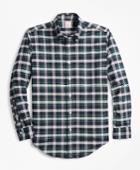 Brooks Brothers Men's Madison Fit Oxford Tartan Sport Shirt