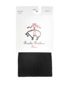 Brooks Brothers Black Solid Two Pack Tights