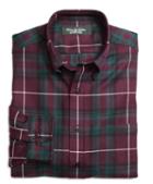 Brooks Brothers Country Club Slim Fit Multiplaid Saxxon Wool Sport Shirt