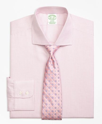 Brooks Brothers Milano Slim-fit Dress Shirt, Framed Check