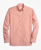 Brooks Brothers Mini-check Broadcloth Sport Shirt