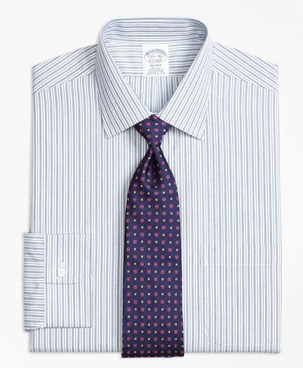 Brooks Brothers Regent Fitted Dress Shirt, Non-iron Split Stripe