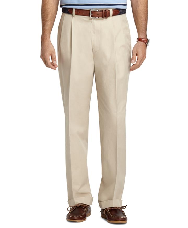 Brooks Brothers Men's Elliot Fit Supima Cotton Poplin Pants