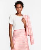 Brooks Brothers Women's Crepe Short-sleeve Blouse