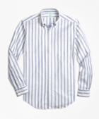 Brooks Brothers Milano Fit Oxford Bb#1 Stripe Sport Shirt
