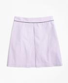 Brooks Brothers Seersucker Box Pleat Skirt