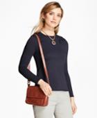 Brooks Brothers Women's Floral-embroidered Long-sleeve T-shirt