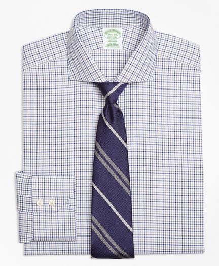 Brooks Brothers Non-iron Milano Fit Two-tone Windowpane Dress Shirt