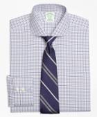 Brooks Brothers Non-iron Milano Fit Two-tone Windowpane Dress Shirt