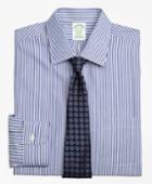 Brooks Brothers Men's Extra Slim Fit Slim-fit Dress Shirt, Non-iron Bengal Stripe