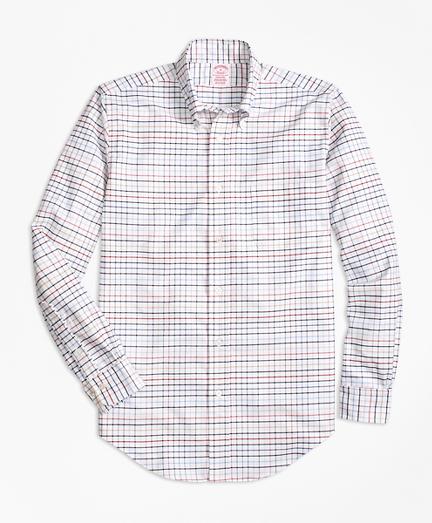 Brooks Brothers Madison Fit Oxford Multi-check Sport Shirt