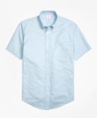 Brooks Brothers Men's Non-iron Madison Fit Short-sleeve Oxford Sport Shirt