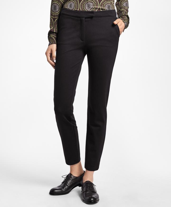 Brooks Brothers Women's Petite Slim-fit Ponte Knit Pants