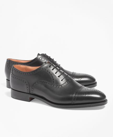 Brooks Brothers Peal & Co. Medallion Perforated Captoes