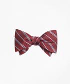 Brooks Brothers Alternating Stripe Bow Tie