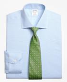 Brooks Brothers Men's Non-iron Slim Fit Royal Oxford Houndstooth Dress Shirt