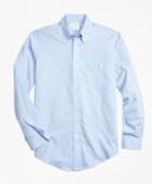 Brooks Brothers Non-iron Milano Fit Mini-gingham Sport Shirt