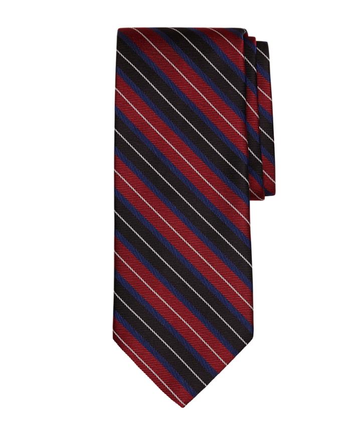 Brooks Brothers Men's Split Stripe Tie