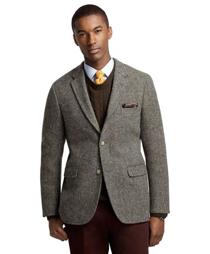 Brooks Brothers Cambridge Harris Tweed Crowsfoot Sport Coat