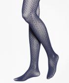 Brooks Brothers Basketweave Cotton Tights