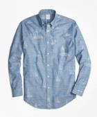 Brooks Brothers Regent Fit Lighthouse Print Sport Shirt