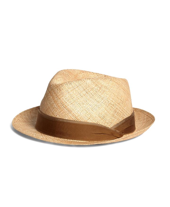 Brooks Brothers Men's Lock & Co. Natural Duet Trilby