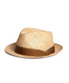 Brooks Brothers Men's Lock & Co. Natural Duet Trilby