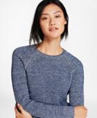 Brooks Brothers Women's Marled Cotton-blend Sweater