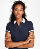 Brooks Brothers Tipped Stretch Cotton Pique Polo