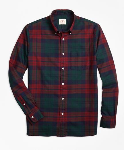 Brooks Brothers Tartan Oxford Sport Shirt