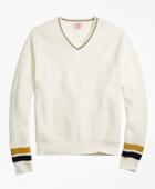 Brooks Brothers Men's Vintage Tennis V-neck Sweater