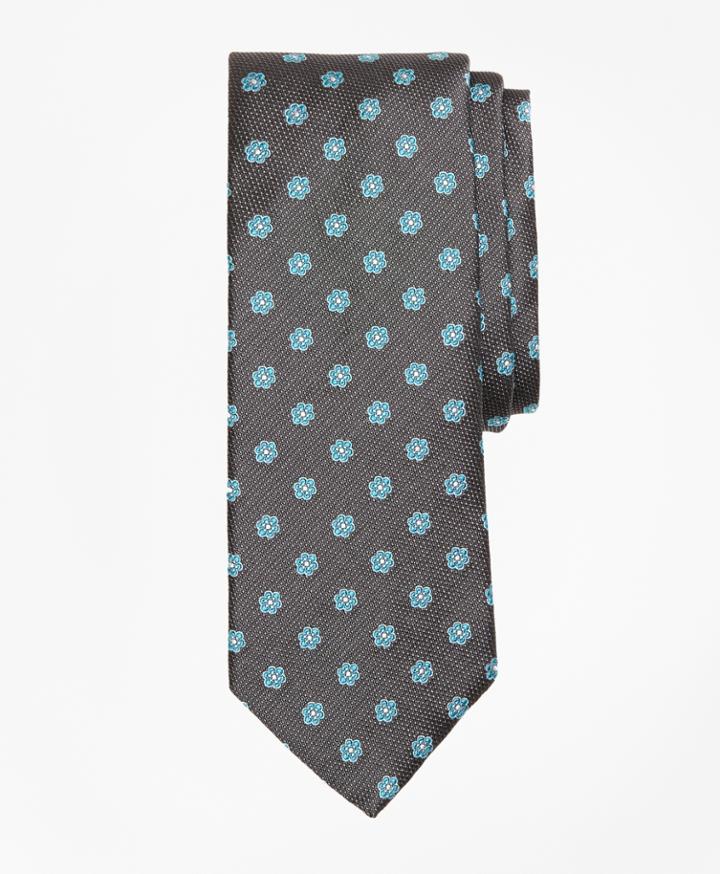 Brooks Brothers Men's Textured Framed Flower Tie