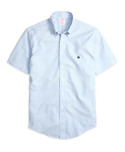 Brooks Brothers Non-iron Madison Fit Oxford Short-sleeve Sport Shirt