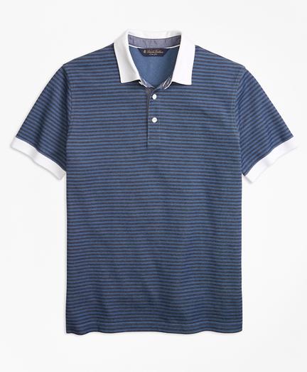 Brooks Brothers Slim Fit Short-sleeve Rugby Shirt