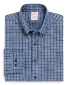 Brooks Brothers Non-iron Regular Fit Graph And Grid Check Sport Shirt