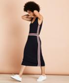 Brooks Brothers Women's Stripe-trimmed Sweater Dress
