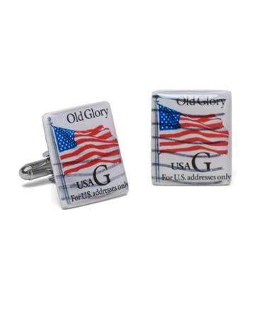 Brooks Brothers Old Glory Stamp Cuff Links