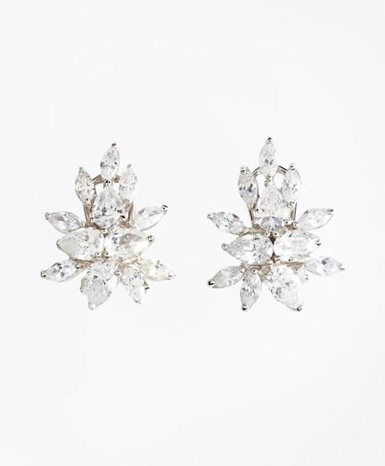 Brooks Brothers Marquis-cut Cluster Stud Earrings