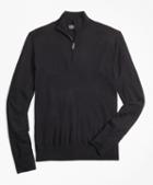 Brooks Brothers Brookstech Merino Wool Half-zip Sweater