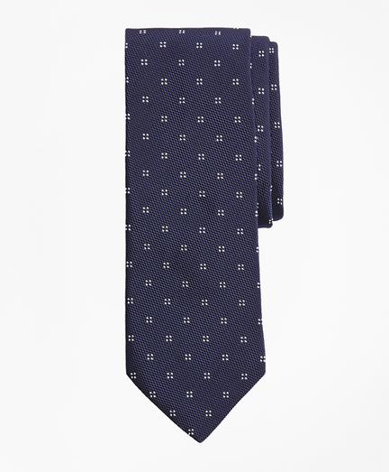 Brooks Brothers Square Dot And Flower Tie