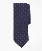 Brooks Brothers Square Dot And Flower Tie