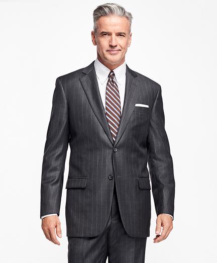 Brooks Brothers Madison Fit Saxxon Wool Stripe 1818 Suit