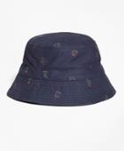 Brooks Brothers Men's Medallion-embroidered Bucket Hat