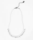 Brooks Brothers Women's Glass Pearl And Rhinestone Necklace