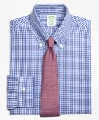 Brooks Brothers Men's Non-iron Extra Slim Fit Framed Check Dress Shirt