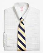 Brooks Brothers Men's Non-iron Regular Fit Two-color Tattersall Dress Shirt